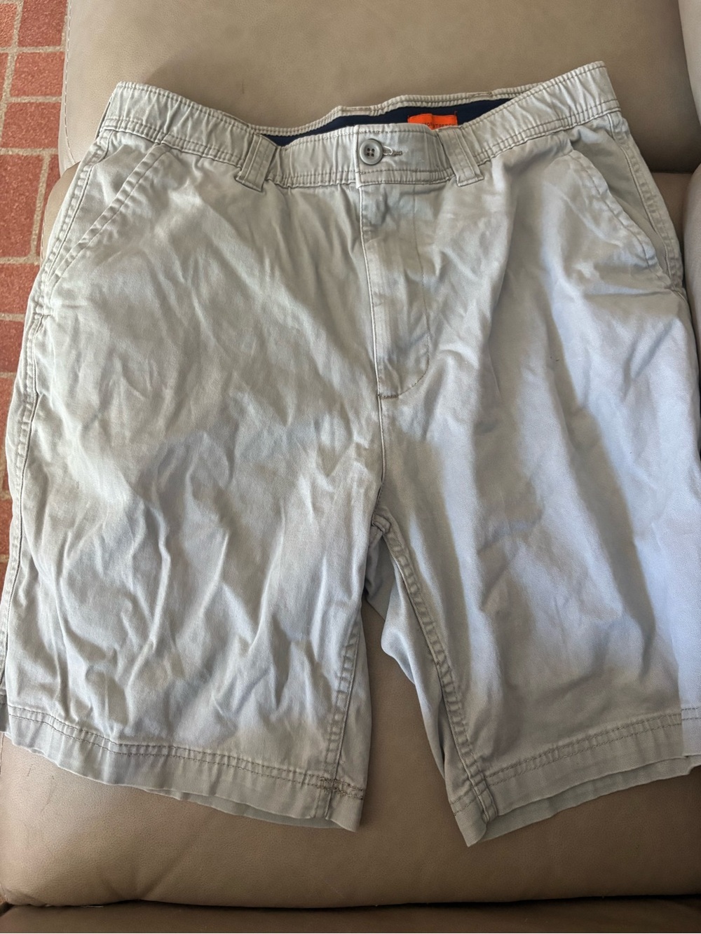 NWOT St. John's Bay Men's Light Gray Comfort Stretch Pants - 36